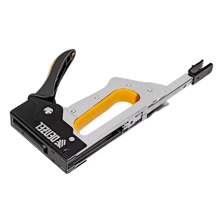 Степлер металлический, скобы в комплекте, 2К рукоятка, тип 53, 6-10 мм Denzel 40222 купить в Уфе