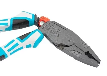 Плоскогубцы с изогнутой головой, комбинированные, трехкомпонентные рукоятки, 200 мм GROSS 16985 купить в Уфе