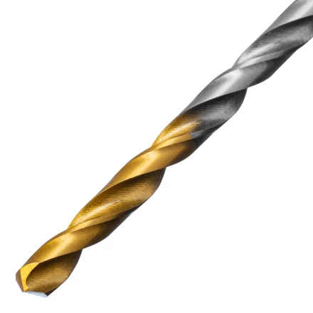 Сверло спиральное по металлу 4 х 119 мм, Р6М5, Golden Tip, удлиненное Denzel 718250 купить в Уфе