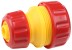 Муфта GRINDA переходная из ударопрочной пластмассы, шланг-шланг, 1/2&quot;-3/4&quot; 8-426345_z01 купить в Уфе