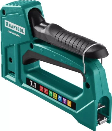 Степлер для скоб "Universal" 7-в-1: 53(6-14 мм)/53F(10-14 мм)/140 (10-14 мм)/13 (6-14 мм)/36 (10-14 мм)/300(16 мм)/500(16 мм), суперлегкий, KRAFTOOL 31524 купить в Уфе