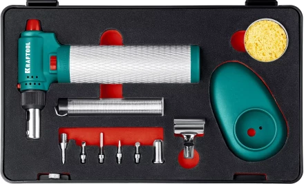 MULTI TORCH набор 8-в-1 многофункциональная автономная газовая горелка с пьезоподжигом, 1300 °С 55506-H8 купить в Уфе