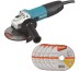 Угловая шлифмашина Makita GA5030RX8, 720 Вт, 125 мм, 11000 об/мин купить в Уфе