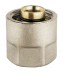 Соединитель GENERAL FITTINGS для металлопластиковых труб, евроконус, никелированная латунь, 1/2&quot; / 16 мм x 2,0 мм 51047-1/2-16 купить в Уфе