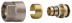Соединитель GENERAL FITTINGS для металлопластиковых труб, евроконус, никелированная латунь, 1/2&quot; / 16 мм x 2,0 мм 51047-1/2-16 купить в Уфе