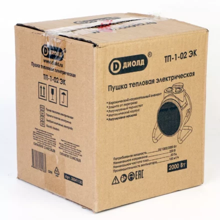 Тепловая пушка электрическая Диолд ТП-1-02 ЭК купить в Уфе