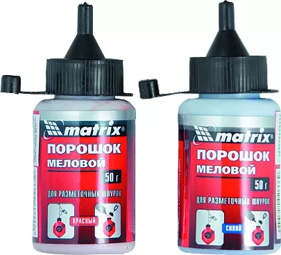 Порошок меловой синий 50 г для разметочных шнуров  MATRIX 84861 купить в Уфе