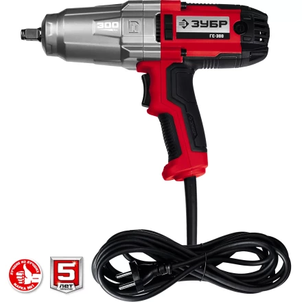 ЗУБР 300 Н·м, 350 Вт, ударный гайковерт (ГС-300) купить в Уфе