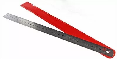 Линейка металлическая двусторонняя 300 мм купить в Уфе