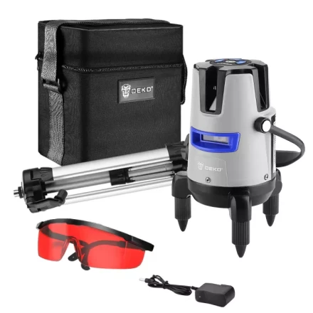 Уровень лазерный со штативом DEKO LL57 PRO SET2, 065-0104, со штативом купить в Уфе