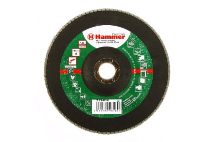 Круг Лепестковый Торцевой (КЛТ) HAMMER КЛТ 1 Ф180х22 Р60 213-014 купить в Уфе