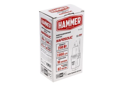 Вибрационный насос HAMMER NAP250UC(10) купить в Уфе