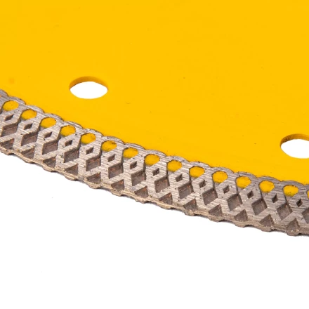 Диск алмазный отрезной 230 х 22,2мм, сплошной, супертонкий, горячий пресс, сухой/мокрый рез// Denzel 73074 купить в Уфе