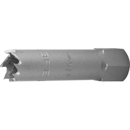 Коронка ЗУБР &quot;ЭКСПЕРТ&quot; биметаллическая, быстрорежущая сталь, глубина сверления до 38мм, d-14мм 29531-014_z01 купить в Уфе