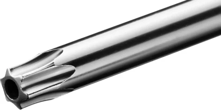 Отвертка KRAFTOOL, Cr-Mo-V сталь, двухкомпонентная противоскользящая рукоятка, TORX Hole, №30x100мм 250077-30-100 купить в Уфе