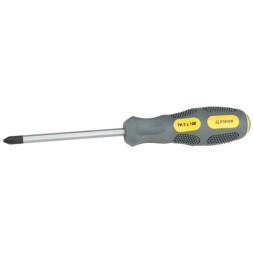 Отвертка STAYER &quot;PROFESSIONAL&quot; &quot;MAX-GRIP&quot; ударная, двухкомпонентная рукоятка, магнит наконечник, Cr-V, PH №3x150мм 25824-3-150 G