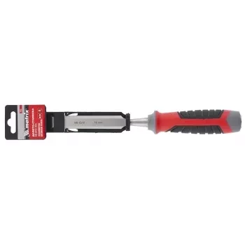 Долото-стамеска 18 мм 60 CrV трехкомпонентная обрезиненная рукоятка MATRIX 24753 купить в Уфе