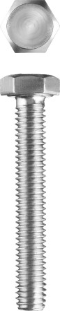 Болт ГОСТ 7798-70, M10 x 40 мм, 4 шт, кл. пр. 5.8, оцинкованный, ЗУБР 303086-10-040 купить в Уфе