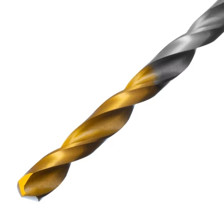 Сверло спиральное по металлу 4,2 х 119 мм, Р6М5, Golden Tip, удлиненное Denzel 718251 купить в Уфе