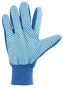 Перчатки рабочие х/б ткань с ПВХ точкой, манжет, XL СИБРТЕХ 67764 купить в Уфе