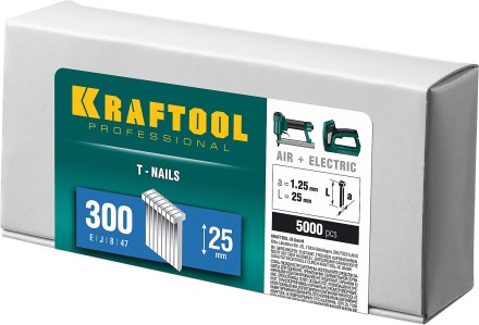 Гвозди тип 18GA (47 / 300 / F) 5000 шт 31785-25 купить в Уфе