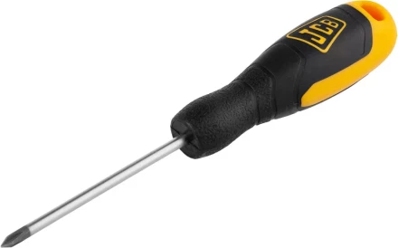 Отвертка JCB, хромомолибденовая сталь S2, двухкомпонентная рукоятка, магнитный наконечник, PH №0х75мм JSD002 купить в Уфе