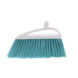 Щетка пластмассовая для подметания пола 230 мм "LUX" без черенка бирюзовая щетина ELFE 93556