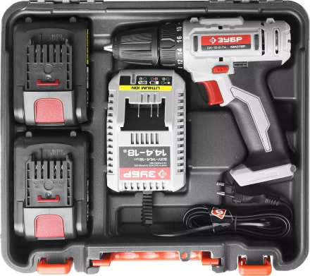 Дрель-шуруповерт 2 АКБ ДА-18-2-Ли КНМ1 серия МАСТЕР купить в Уфе
