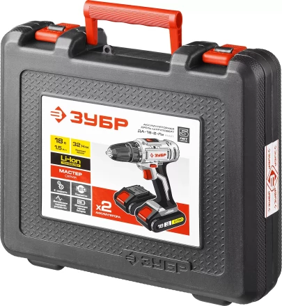Дрель-шуруповерт 2 АКБ ДА-18-2-Ли КНМ1 серия МАСТЕР купить в Уфе
