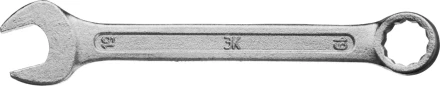 Ключ комбинированный гаечный ЗУБР &quot;СТАНДАРТ&quot;, оцинкованный, 19мм 27112-19 купить в Уфе