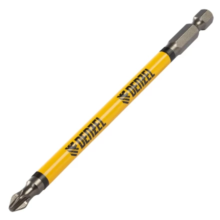 Бита PH2х127, сталь S2, цилиндр., 5шт. Е 6,3 Denzel 11646 купить в Уфе