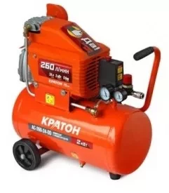 Компрессор масляный поршневой прямой привод Кратон AC-260-24-DD 3 01 01 033 купить в Уфе