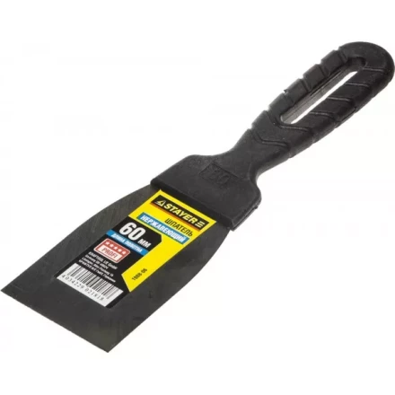 Шпатель STAYER &quot;PROFESSIONAL&quot;, нержавеющее полотно, с пластмассовой ручкой, 60мм 1008-06 купить в Уфе