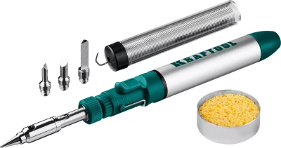 SolderGas 70B набор 8-в-1, газовый паяльник, горелка, фен, 30-70 Вт, 1300°С 55504-H8