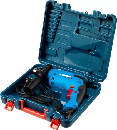 Дрель ударная + кейс ЗДУ-680 ЭРКМ2 серия ПРОФЕССИОНАЛ купить в Уфе