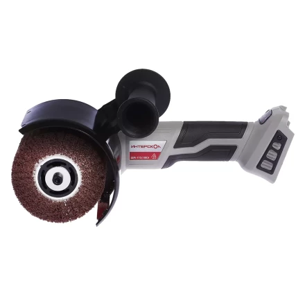 Щеточная шлифовальная машина с бесщеточным (вентильным) двигателем ИНТЕРСКОЛ ШМ-110/18ВЭ аккумуляторная Li-ion АПИ (картон, без аккум. и ЗУ) купить в Уфе
