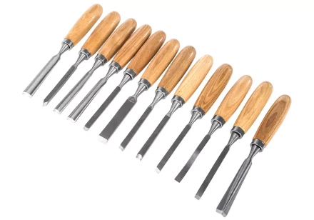 Набор стамесок STURM и резцов 12 шт, деревянная рукоятка купить в Уфе