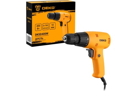 Дрель-шуруповерт сетевой DEKO DKSD400W, 063-4086 купить в Уфе