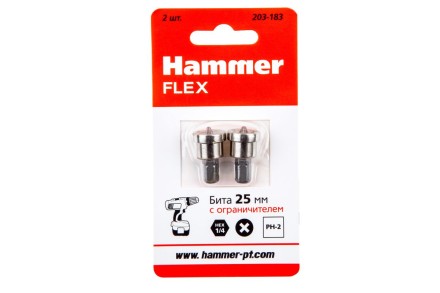 Бита HAMMER PH2 25мм (203-183) купить в Уфе