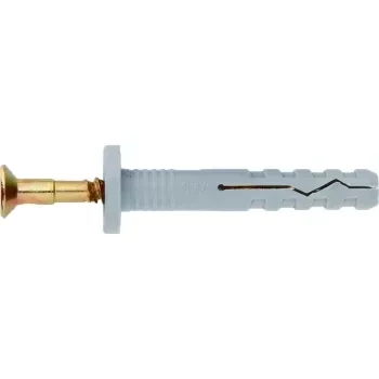 Дюбель-гвоздь СИБРТЕХ полипропиленовый с цилиндрическим бортиком 6х80 мм 100 шт 42146 купить в Уфе