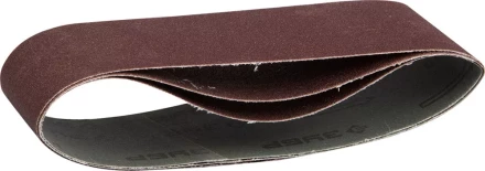 Лента шлифовальная бесконечная ЗУБР &quot;МАСТЕР&quot; на тканевой основе, для ЛШМ, P100, 75х457мм, 3шт 35541-100 купить в Уфе