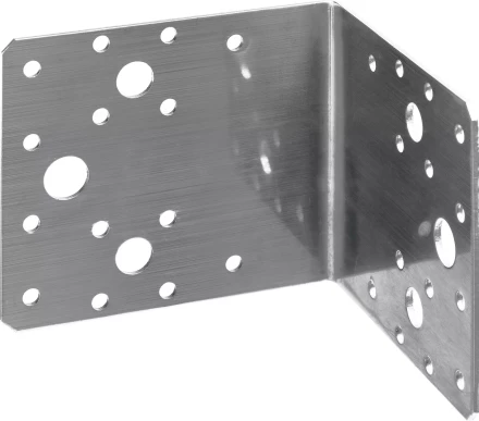 ЗУБР НКУ-2.0, 90 x 100 x 100 x 2 мм, нержавеющий крепежный уголок, Профессионал (310526-90) купить в Уфе