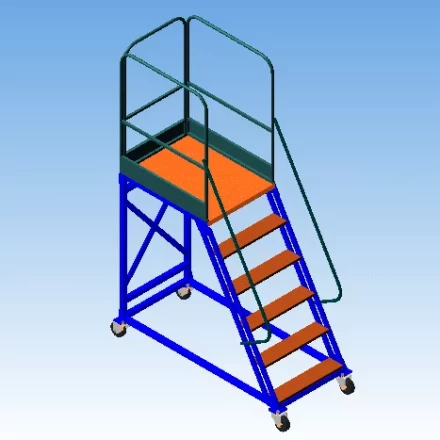 Лестница с площадкой УСЦ ЛСА-1700 купить в Уфе