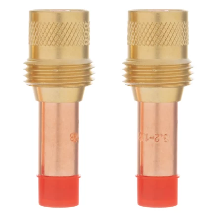 Держатель цанги с газовой линзой для электрода 2,4 мм, 2 шт Denzel 93658 купить в Уфе