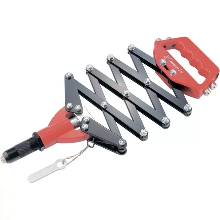 Заклепочник, 800 мм, "Гармошка", усиленный, заклепки 3,2-4,0-4,8-6,0-6,4 мм Matrix 405505 купить в Уфе