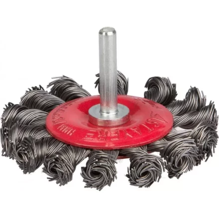 STAYER &quot;PROFESSIONAL&quot;. Щетка дисковая для дрели, жгутированная стальная проволока 0,5мм, 75мм 35115-075_z01 купить в Уфе