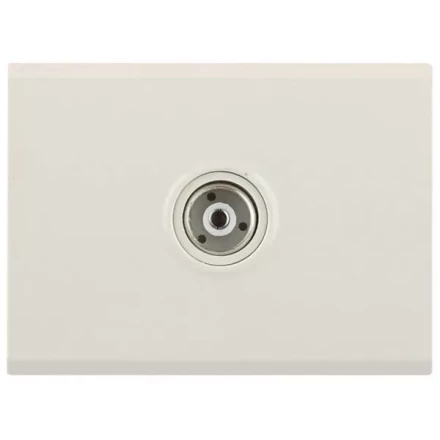 Розетка СВЕТОЗАР &quot;ЭФФЕКТ&quot; телевизионная, без вставки и рамки, цвет бежевый SV-54415-B купить в Уфе