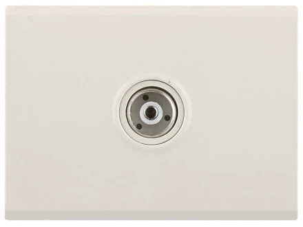 Розетка СВЕТОЗАР &quot;ЭФФЕКТ&quot; телевизионная, без вставки и рамки, цвет бежевый SV-54415-B купить в Уфе