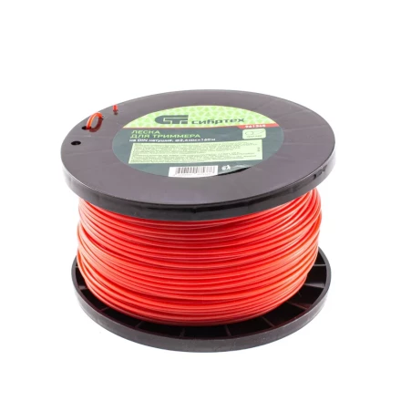 Леска для триммера круглая, на DIN катушке, 2.4 мм х 160 м, Россия Сибртех 961345 купить в Уфе