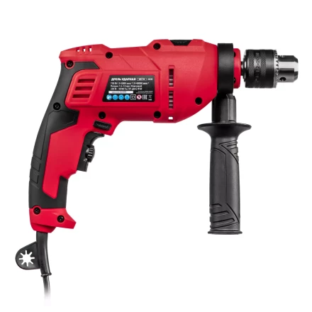 Дрель ударная MTX MID-750, 750 Вт, 0-3000 об/мин, 0-48000 уд/мин 26382 купить в Уфе